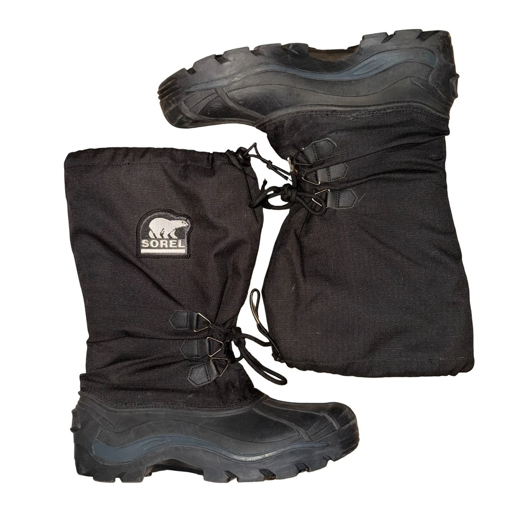 Sorel Blizzard NM1110-010 Waterproof Insulated Black Winter Boots Men's Size 11
